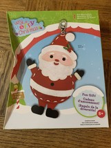 Very Merry Christmas Santa Felt Decoration - £10.19 GBP