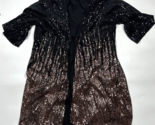 Torrid Black Gold Sequin Duster Kimono Ombré Hilo Size 18/20 2x NWT - $70.11