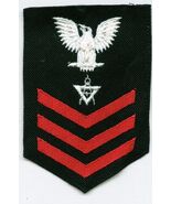 USN FEMALE RATE DM1 ILLUSTRATOR DRAFTSMAN DRESS BLUES IN VANGUARD PACK - $1.98