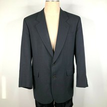 Boss by Hugo Boss Blazer Sports Jacket Mens 42 R Wool Charcoal Gray 2 Button - $32.71