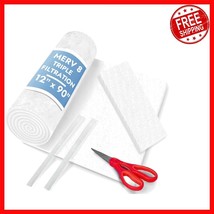 Washable MERV 8 Floor Vent Air Filters - 12&quot; x 90&quot; Roll for Easy Install... - $855.58 MXN