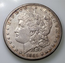 1885-S Silver Morgan Dollar in Extra Fine XF Condition, Natural Color - $118.81