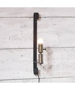 Strap Wall Lamp in Wrought Iron - Plug IN - $93.00 CAD