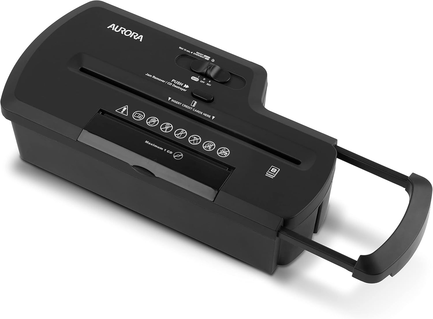 Aurora Professional Strip Cut Paper Shredder/Cd/Credit Card, Cut No Basket - $49.93