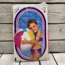 Vintage Intex 20&quot; Beach Ball The Wet Set #59020 Factory Sealed 1994 Neon... - $15.81
