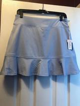 NWT TOMMY BAHAMA Powder Blue Golf Tennis Pickleball Ruffle Skort - M L & XL image 3