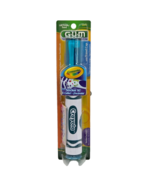 2011 CRAYOLA GUM GREEN TOOTHBRUSH SORT W/ STICKERS + TRAVEL CAP NEW IN PACKAGE - $317.99 MXN