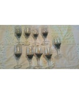 Set of 9 Vintage  CORDIAL SHOT Glasses  Smoke-gray - £23.21 GBP