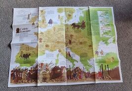 VTG Celtic Europe National Geographic Magazine Map 1977 - $180.19 MXN
