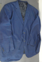 2 BUTTON KS SIGNATURE DESIGNER SUIT JACKET COAT MENS BLUE 62 TALL - $29.13
