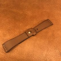 Artist Handcrafted Luxury Leather Watchband 20-22mmWide.Universal Fit.AppleWatch image 4