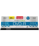 Maxell 638010 4.7GB 120-Minute DVD-Rs (25-ct Spindle) - $71.99 CAD