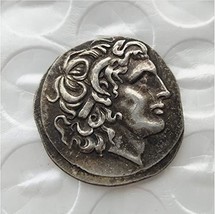 Rare Antique Ancient Alexander III The Great 336-323 BC Drachm Cool Silver Color - £22.22 GBP