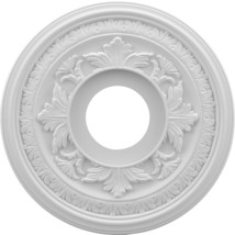 Ekena Millwork CMP13BA Baltimore Thermoformed PVC Ceiling Medallion (Fit... - $27.99