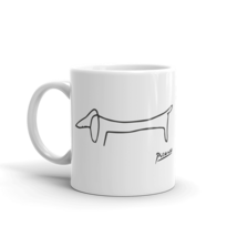 Pablo Picasso Dachshund Dog (Lump) Artwork Mug - $10.95+