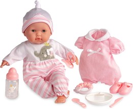 15&quot; Realistic Soft Body Baby Doll With Open/Close Eyes | Jc Toys - Berenguer - £33.64 GBP