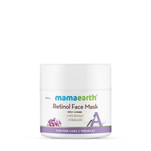 Mamaearth Retinol Face Mask for Glowing Skin, Anti Aging, 100g (Pack of 1) - £22.98 GBP