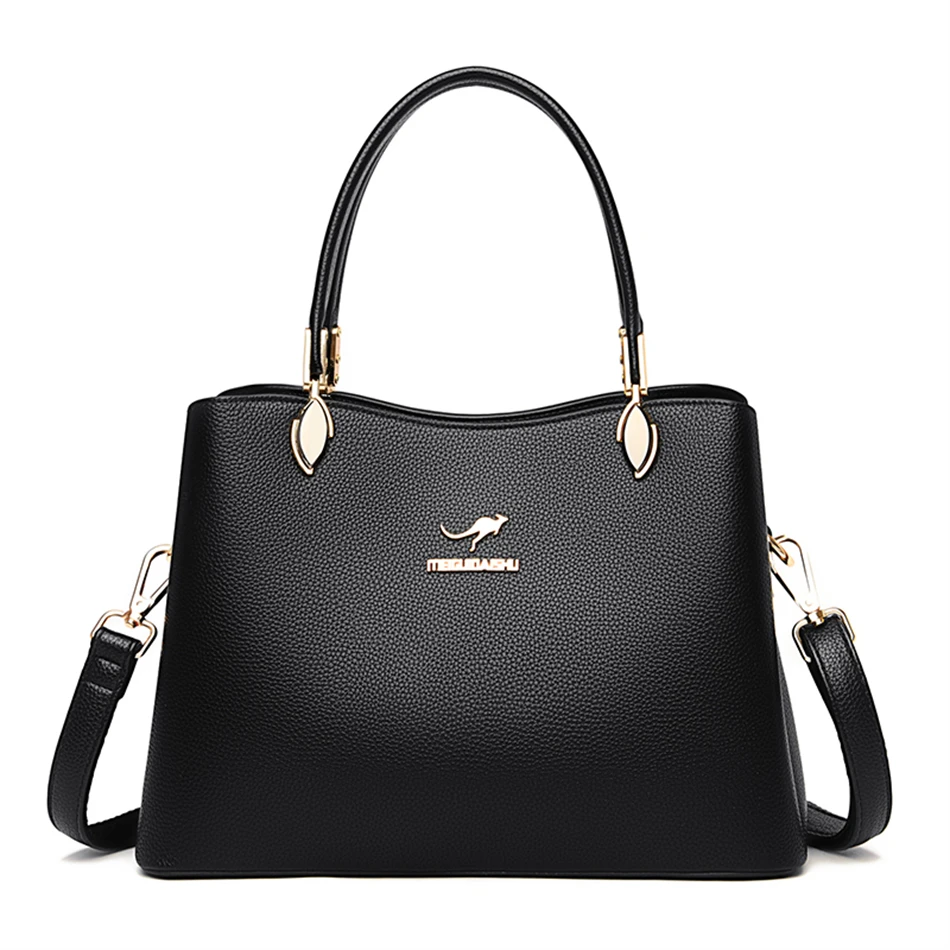 Autumn and Winter Crossbody Bag for Women Elegant 3 Layers Handbag and Purse Lad - £41.69 GBP