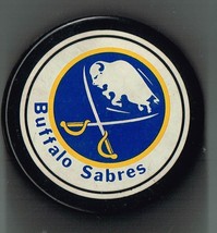 Vintage Buffalo Sabres Official Game Puck Ziegler Large Logo 1985-92 Rare Vhtf - £57.52 GBP