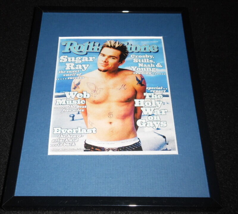 Primary image for Mark McGrath Framed March 18 1999 Rolling Stone Cover Display Sugar Ray