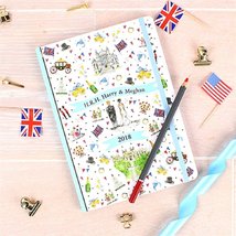 Milly Green Royal Wedding A5 Notebook to Celebrate The Wedding of HRH Prince Har - £11.78 GBP
