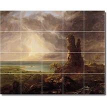 Thomas Cole Landscapes Painting Ceramic Tile Mural BTZ01855 - £159.71 GBP+