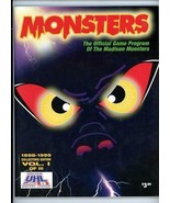 1998-1999 Madison Monsters Program and Ryan Aikia insert - £15.68 GBP