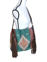 BOUTIQUE WESTERN COWGIRL LEATHER TASSEL SHOULD BAG EXCELLENT CONDITION Z... - $38.60