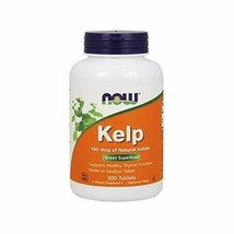 NOW Supplements, Kelp 150 mcg of Natural Iodine, Easier to Swallow Tablet, Su... - £10.94 GBP