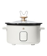 Beautiful 6 Qt Programmable Slow Cooker, White Icing - $1,319.63 MXN