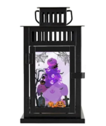 Halloween Lantern with Flickering LED Gnome - Halloween Centerpieces for... - $29.69