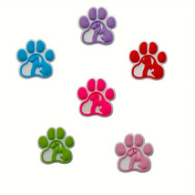 6pcs Paw Print Series Shoe Charms For Crocs - £7.80 GBP