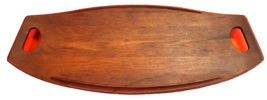 1960s Danish Teak Large Serving Tray With Handles by Dansk Made in Denma... - £118.44 GBP