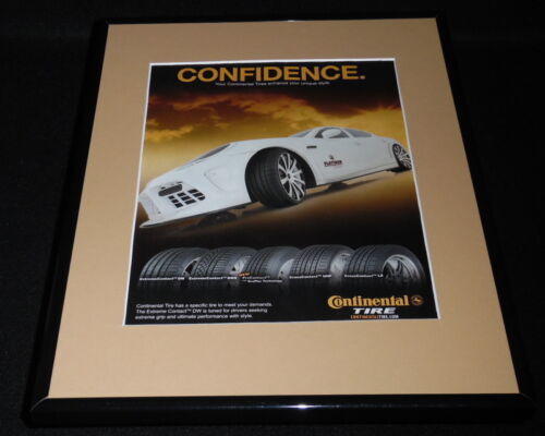 Primary image for 2011 Continental Tires 11x14 Framed ORIGINAL Advertisement