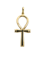 18k  Egyptian Ankh Cross Pendant Yellow Gold 3.62 Grams 2&quot; High Key of L... - $677.00 CAD