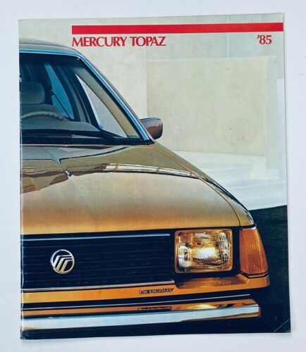 1985 Mercury Topaz Dealer Showroom Sales Brochure Guide Catalog - $9.45