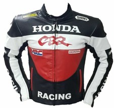 Honda CBR MOTOGP MOTORCYCLE/MOTORBIKE Leather Race Jacket - $231.37 CAD