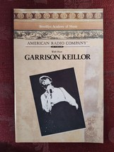 GARRISON KEILLOR American Radio Company At The Brooklyn Academy Of Music... - $14.40
