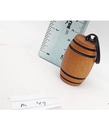 Bacardi Spice Rum Wooden Barrel Keychain - $189.87 MXN