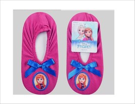Disney Frozen Anna Slippers Slip Grip Soft Soles House Shoes Toddler 2T to 4T - £8.22 GBP