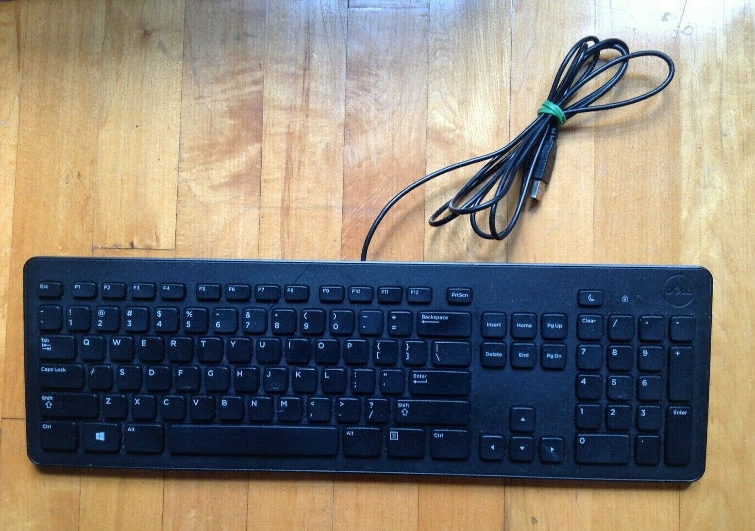 Primary image for Dell Keyboard Model KB113p USB Wired Slim Black Computer Keyboard