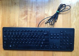 Dell Keyboard Model KB113p USB Wired Slim Black Computer Keyboard - £11.83 GBP