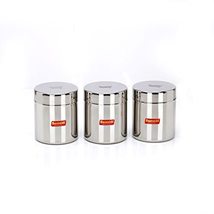 Sumeet Stainless Steel Small Canisters/Jars/Ubha Dabba/Storage Container... - $39.99