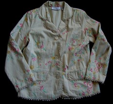 Two-Twenty Collection Blair Embroidered w/Lace Lined Jacket sz.M - £5.50 GBP