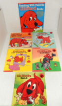 Vintage Clifford The Big Red Dog Books With Teaching Book &amp; Stickers Lot Of 6 - $15.99