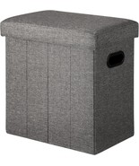 Cosyland Ottoman With Storage Collapsible Fabric Ottoman-, 16.5X16.5X10.6In - $47.58 CAD