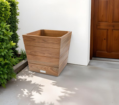 12&quot; Brown Wood Indoor Outdoor Square Planter Box - $519.79 CAD