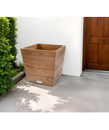 12&quot; Brown Wood Indoor Outdoor Square Planter Box - $520.48 CAD