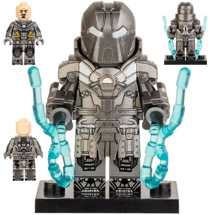 Whiplash Armor Mark 2 Custom Marvel Superhero Minifigure - $6.29