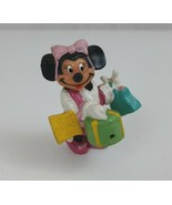 Vintage Walt Disney Co. Minnie Mouse Shopping 2.25&quot; Collectible Figure Rare - €8,47 EUR